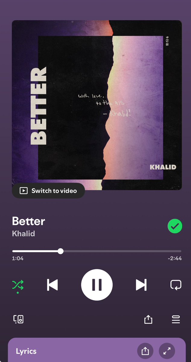 My song of the day, what’s yours? #SongOfTheDay