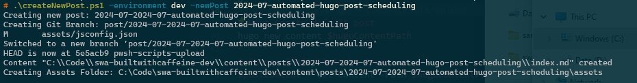 smoon_lee's tweet photo. The time has come 👏 #hugo #automation #azure #blogtime #cloudfamily #builtwithcaffeine ☕ https://t.co/qh3ozayKhT