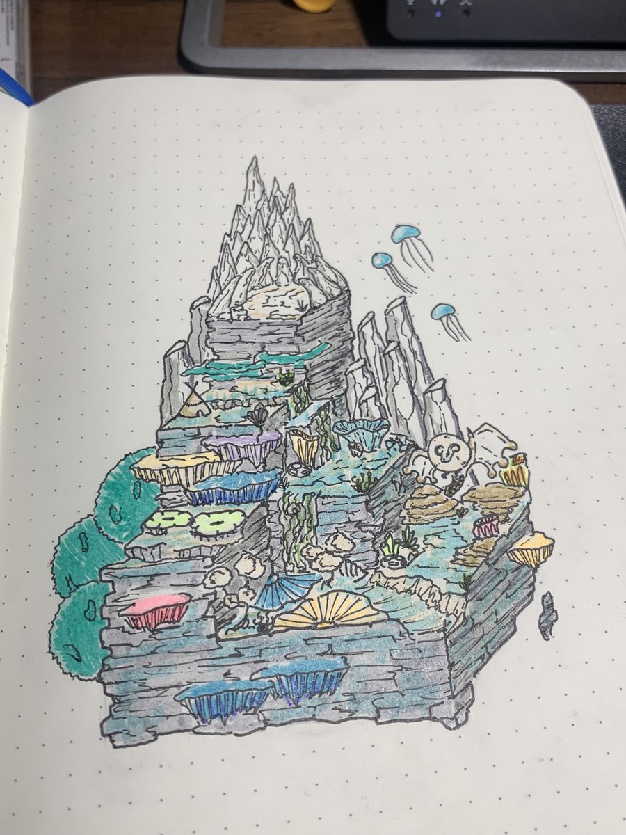 D4AndAfter's tweet image. I know I haven’t posted in a hot minute, but rest assured, I’m still making maps!

Like this one!

I’m also dabbling into learning and using more color and I’ll be honest, it’s rough going. 

Bonus points to anyone who can tell me where this is!

#dungeon24 #MonsterHunter