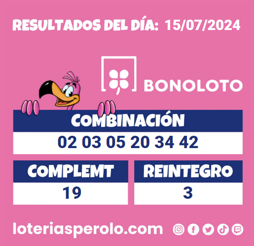 Buenas noches perol@s os dejamos los resultados del sorteo de hoy de Bonoloto esperamos que hayáis tenido mucha suerte.
        
        Para ver otros juegos anteriores, descarga nuestra #app, #BuenasNoches
        
        loteriasperolo.com/app