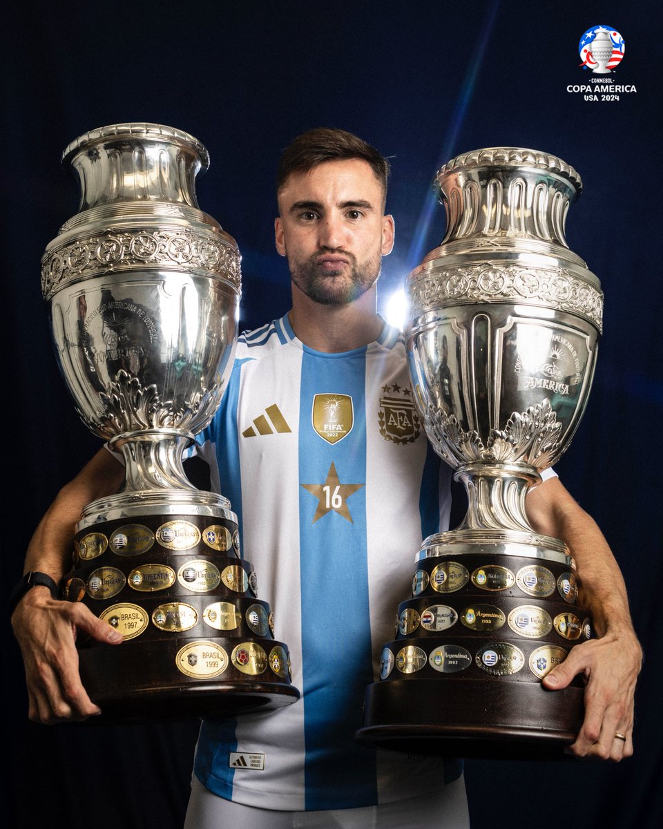 CopaAmerica's tweet photo. Un beso del que NO FUE GAMBETEADO en toda la CONMEBOL Copa América USA 2024™️ https://t.co/ao2q4jhrHM