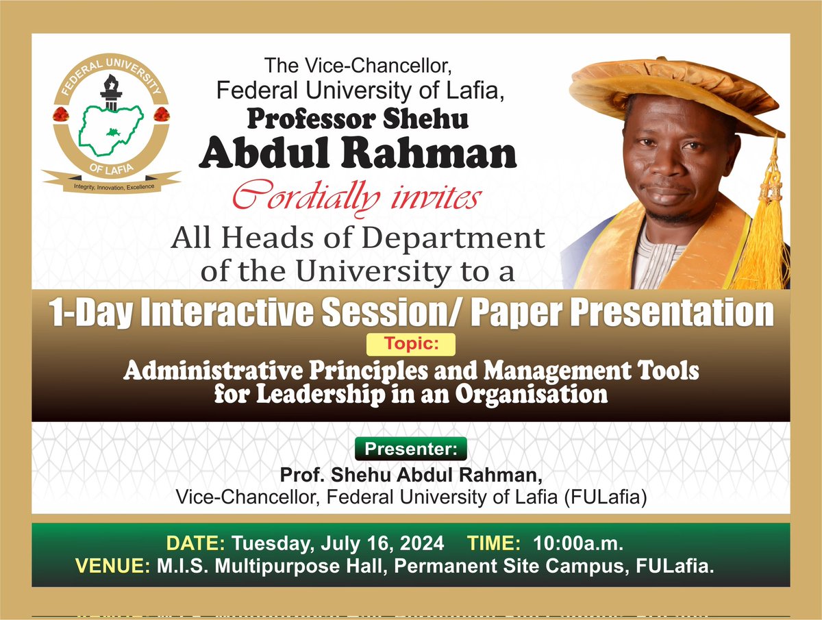 Federal University of Lafia tweet media