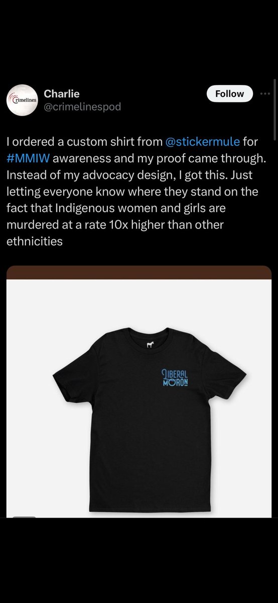RevJess_FLRadio's tweet photo. @stickermule @Roni_NFT @stickermule Did you fire the worker who did this? Or was it fine because it went with your political beliefs? https://t.co/EXeqIRiwjY