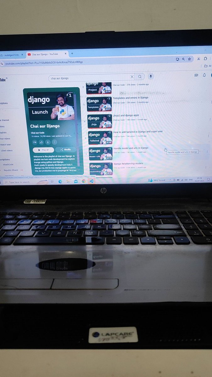 Dev_JunkM's tweet image. I have completed 45/220 days of learning DSA and development .
Consistency ✅
Completed 43 questions from strivers A2Z DSA sheets( BT &amp;amp; BST)
Today I will learn more about adding tailwind and super user in Django 
#django #hiteshdotcom #leetcode #DSA #45daysofleetcode #strivera2z