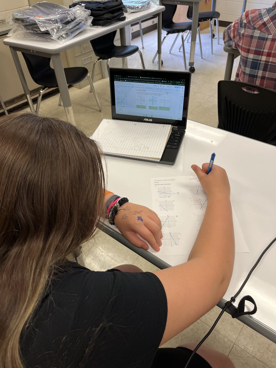 Working hard during our Summer Learning Academy 🤩 making sure we stay motivated and educated throughout the summer! #summerlearning #TEACHers #pths #iteachmath #Mathematics