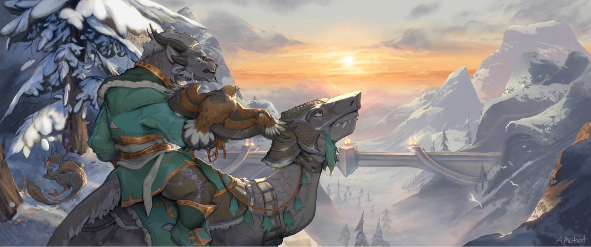 It would have to be my #guildwars2 arts! Charr my beloved!!