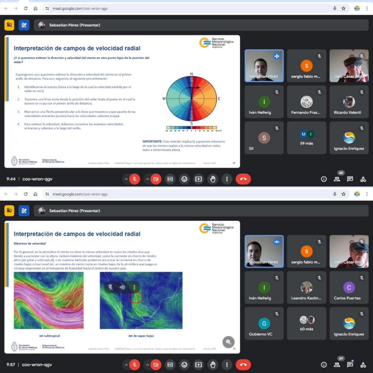 Finalizó la capacitación en interpretación de datos de radares meteorológicos, coordinada por Recursos Hídricos de #Nación y dictada por el <a href="/invapargentina/">INVAP</a>, UBA, <a href="/SMN_Argentina/">SMN Argentina</a> y <a href="/HidroCordoba/">Observatorio Hidro-meteorológico de Córdoba</a>, fueron 5 jornadas en las que participaron profesionales de todo el país.