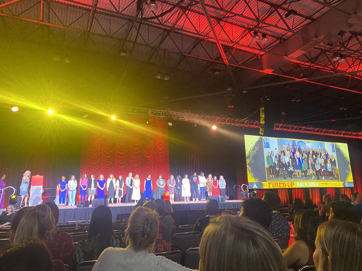 At the General Session today, ASCA recognized the 2024 School Counseling representatives from each state.  Indiana’s 2024 delegate is the amazing Lydia McNeiley! @weareasca