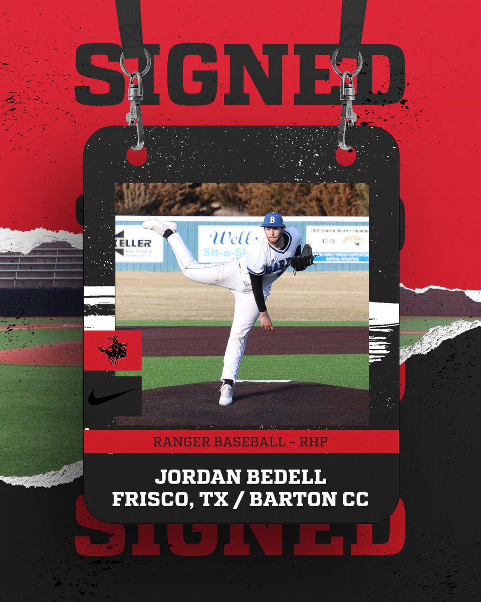 Join us in welcoming Jordan Bedell to the Ranger family as a part of the Rangers Baseball team!  
#RRR