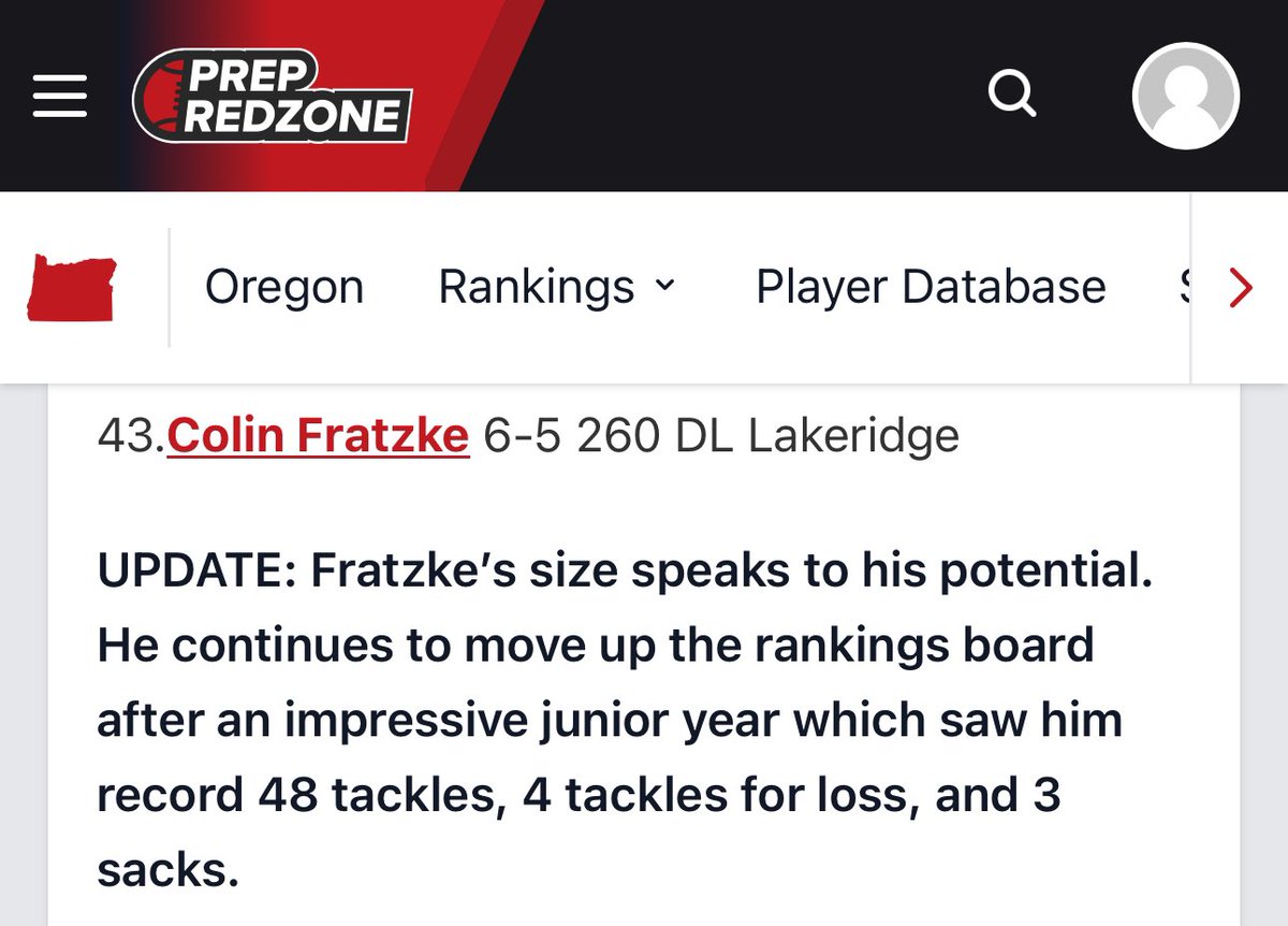 colin_fratzke's tweet photo. Thank you @PrepRedzoneOR and @JordanJ_! Can't wait for Friday night lights! Go Pacers!!
@GoPacerFootball, @CoachSpencerP, @CoachArtC https://t.co/LumCTtGpvJ