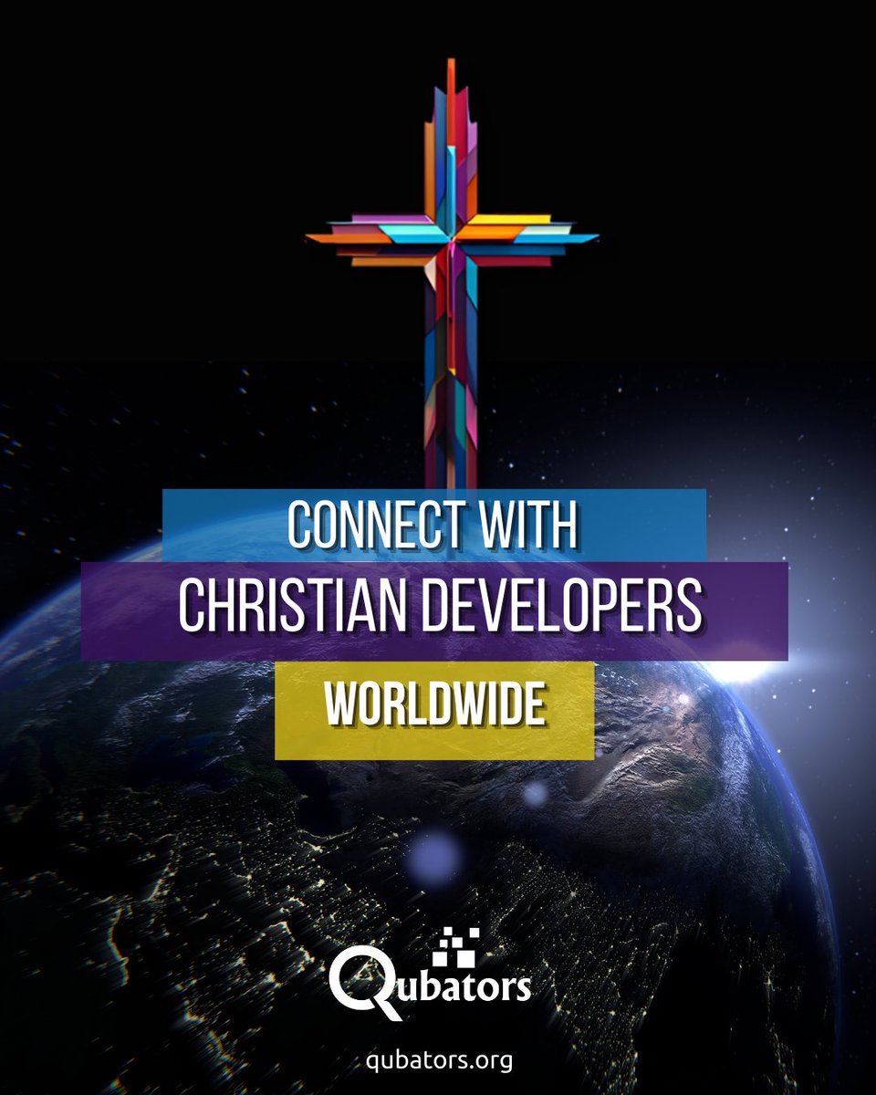 Qubatorsnet's tweet photo. Connect with Christian developers from around the world at Qubators. Share ideas, collaborate on projects, and make a global impact. #Qubators #GlobalCommunity #ConnectAndCollaborate #techforgood https://t.co/fsA2sopKaa https://t.co/IvxV0PW6KX