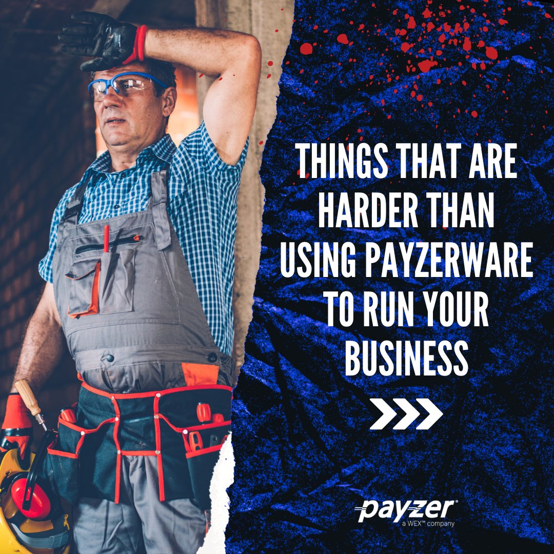 wexfsm's tweet photo. We know your job is tough - especially now, in the dog days of summer. That’s why we made Payzerware simple to use, so you can focus on the important parts of the job.
#hvac #hvaclife #hvacmemes #hvactechnician #summer #payzer #hvacservice #software #monday #mondaymotivation https://t.co/uZuDQdbtor