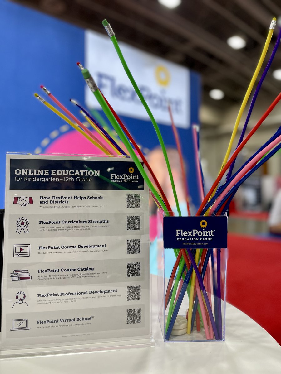 Make it a point to visit booth 832 for one of our flexible pencils at #PrincipalsUNITED.