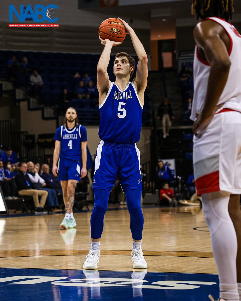 UNCAvlMBB's tweet photo. Congratulations to Fletcher Abee and Greg Gantt Jr. for being named to the 2023-24 NABC Honors Court! 

#ALLinAVL #IWWD https://t.co/tdjeIhsNrf