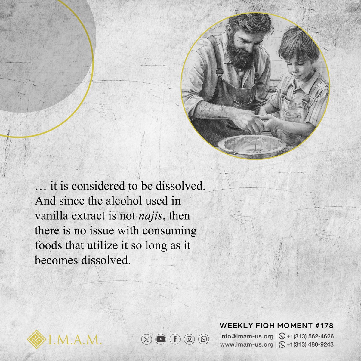 IMAMS's tweet photo. Is it permissible to consume foods that contain vanilla extract?  

 #vanillaextract #vanilla #alcohol #food #baking #cake #pastery #sweets  #halal #sayyidsistani https://t.co/74EYx0gOrl