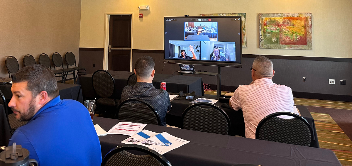 cpitechnologies's tweet photo. CPI Technologies team gathered for our 3rd Quarter Kick-Off and Sales meeting! 

We reflected on the previous quarter's successes and addressed challenges. We had Toshiba, HP, Xerox, and Crexendo present to our team! 

 #OfficeTech #CPITechnologies #ITProducts #CyberSecurity https://t.co/90vcdb0Jqh