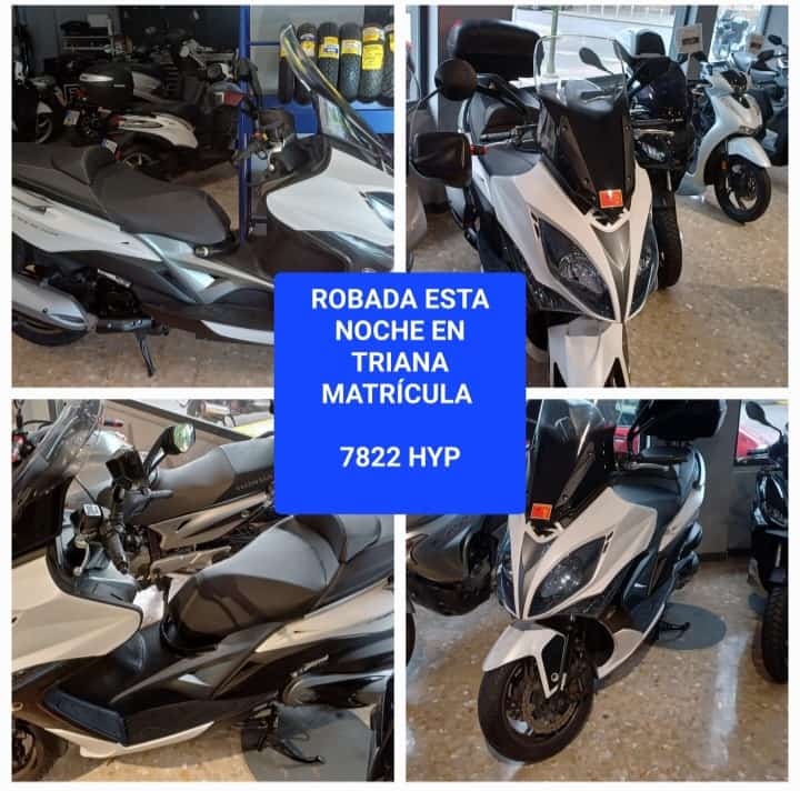 trianadigital's tweet photo. Moto robada anoche en la zona de la barriada de Los Ángeles. Se ruega difusión por si fuera de ayuda para la persona afectada. ¡RT! https://t.co/0WbcLOnrXD