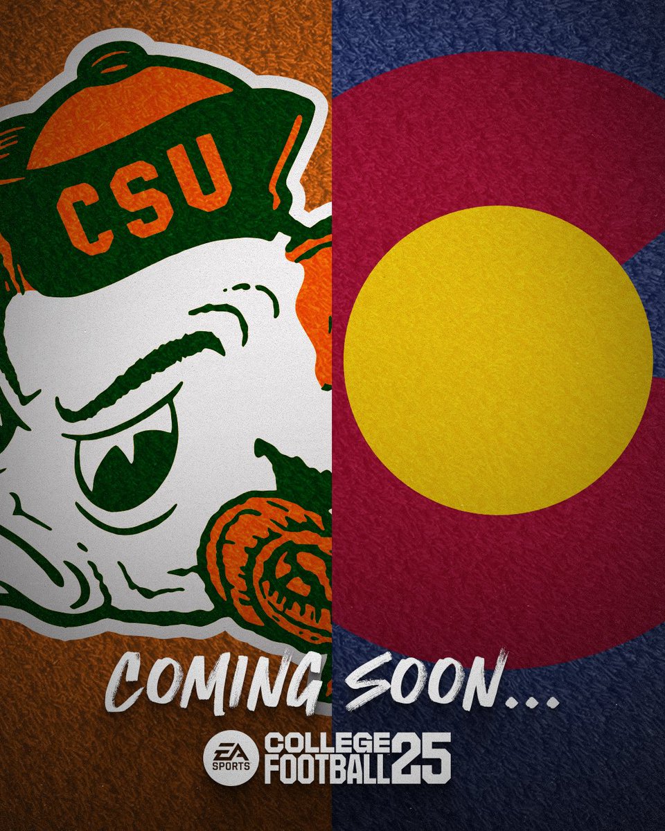 CSUFootball's tweet photo. We’ve got something special cooking… 👀

They’ll be 𝗶𝗻 𝘁𝗵𝗲 𝗴𝗮𝗺𝗲 soon! 🐏

#Stalwart x @EASPORTSCollege https://t.co/j2s5wh8SG5
