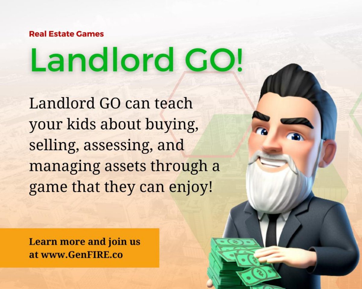 Get your kids excited about real estate investing! Download the game on your phone here: bit.ly/3H9F2u8
Subscribe to our newsletter: bit.ly/3JXBStO #GenFIRE #SanEng #10Cs #SkytianCapital #GenerationalWealth #Multifamily #Innovation #Education #RealEstate