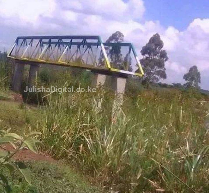 Uasin Gishu,

A foot bridge in Cheptabach-Megun Ward.