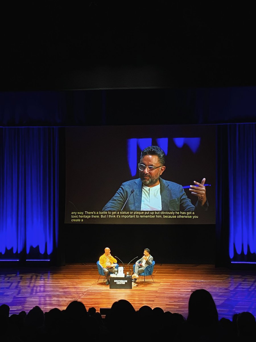 A brilliant event and Year 12 trip to hear <a href="/Sathnam/">Sathnam Sanghera</a> speak about his new book ‘Empireworld’ at the <a href="/southbankcentre/">Southbank Centre</a> - we loved the opportunity to meet a historian - thank you!