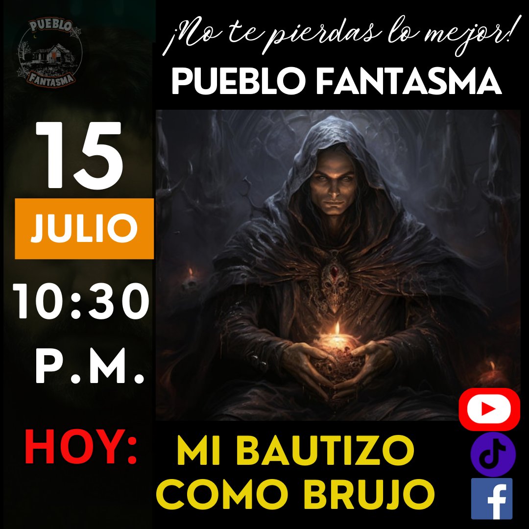 monikitakika's tweet photo. Sorpréndete una vez más con relatos y evidencia gráfica paranormal para no creer. Te esperamos en PUEBLO FANTASMA. Suscríbete y no te pierdas lo mejor del terror.
@CesarParraGuia @_caiste @adnradiochile @KenerLooR @ChicaPattyTwT @marcelita1986_ https://t.co/FPHGXxob73