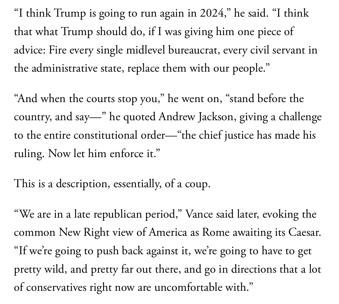 JD Vance, Republican nominee for vice-president, in an interview from 2022 😮