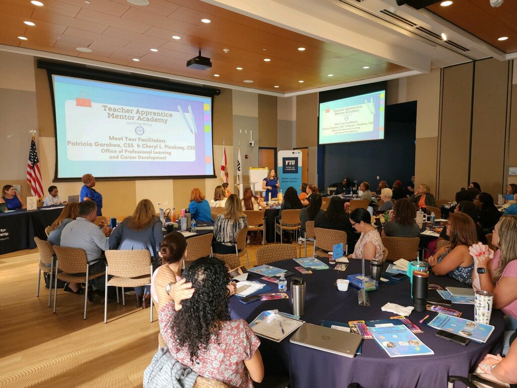 So excited to launch the 1st ever Teacher Apprentice Mentor Academy! <a href="/MDCPS/">Miami-Dade Schools</a> <a href="/SuptDotres/">Jose L. Dotres, Ed.D.</a> <a href="/mdcps_profdev/">Mdcps_ProfDev</a> #YourbestchoiceMDCPS #lookingfowardplcd