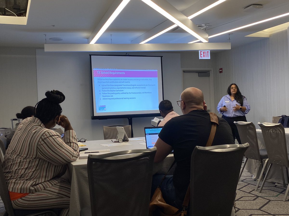 CPSLiteracy's tweet image. Thank you to all teachers who came out today to our Skyline ELA for HS admin session for Summer Leadership Institute! 

#ThisIsLiteracy #TeachingAndLearning #TheBestAreWithCPS