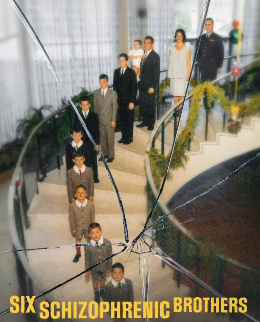 braincandypod's tweet image. Today we're talking about the family from the Six Schizophrenic Brothers docuseries (&amp;amp; Pleasant Valley Road book), how they contributed to mental illness research, the nature/nurture component, &amp;amp; its relationship to religiosity! #schizophrenia #mentalhealth #religiosity