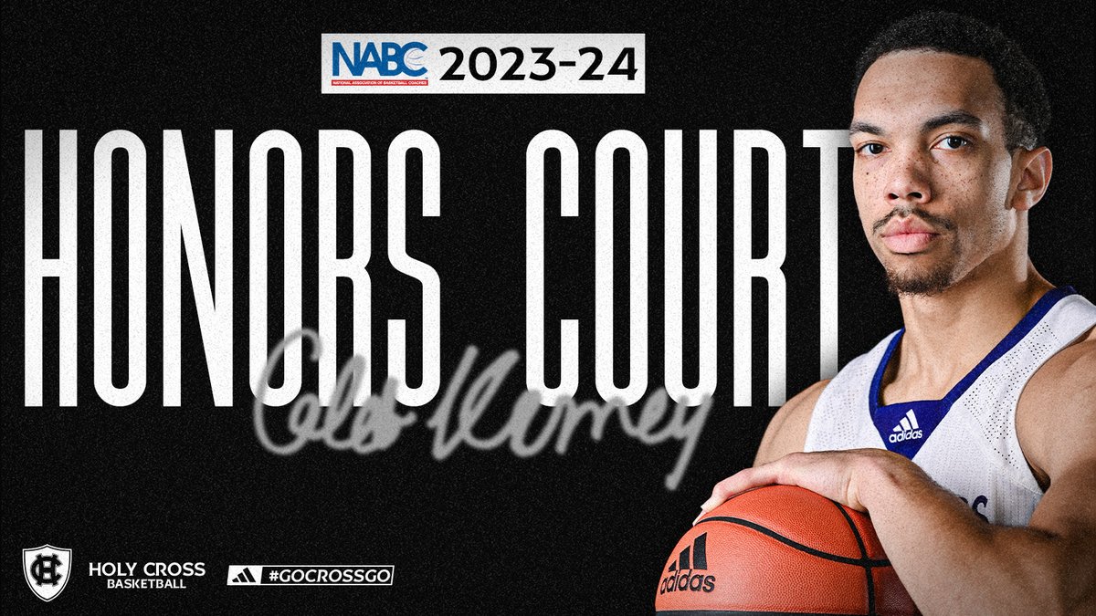 Congratulations to Caleb Kenney, who has been named to the <a href="/NABC1927/">NABC</a> Honors Court!

tinyurl.com/55jyxmz9

#GoCrossGo | <a href="/bucketteam_c/">caleb</a>