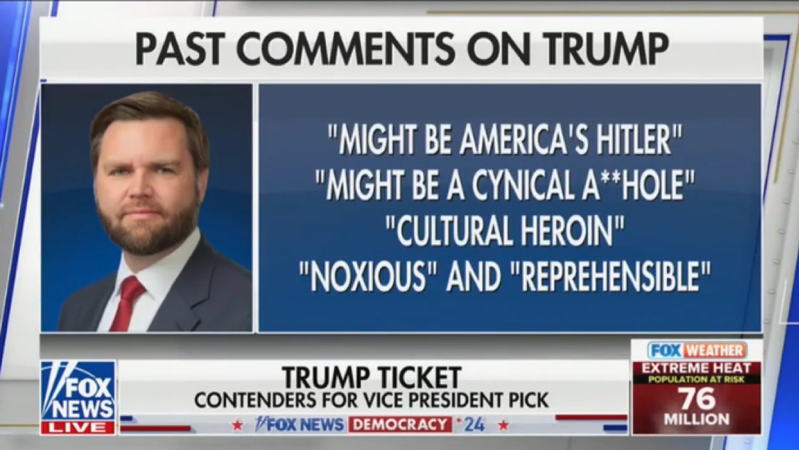 WUTangKids's tweet photo. Fox posting JD’s greatest hits 🤣 https://t.co/hqAAqTOIaD