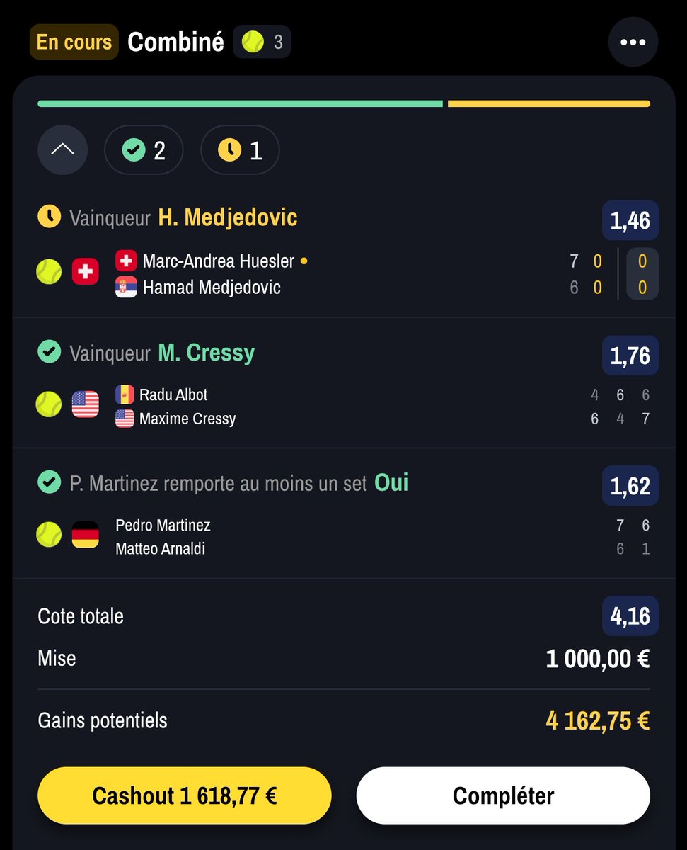 MoneyOnBets's tweet photo. @MKVPronos Les gars, je cash out ou pas? https://t.co/ME7Qjtr0VN