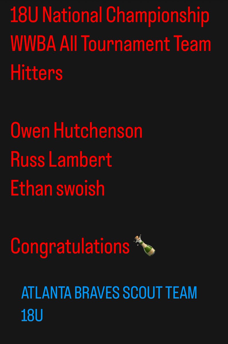 Atlanta Braves Scout Team (@bravesscoutteam) on Twitter photo 