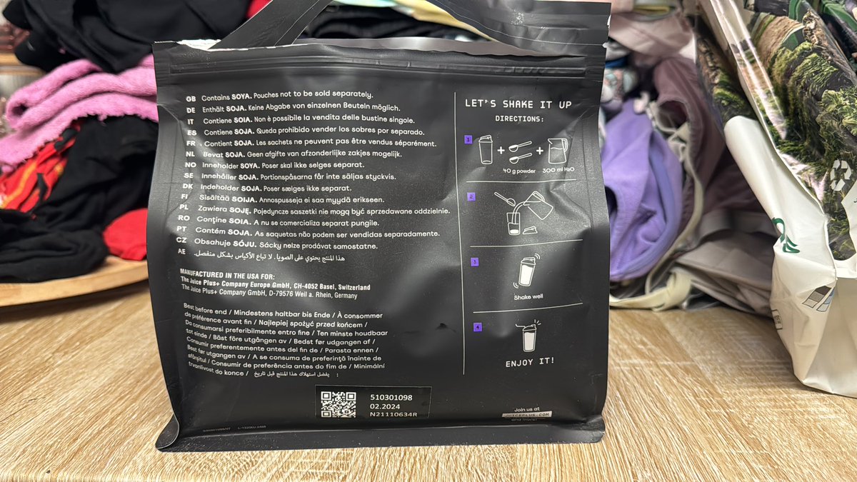 TheHellfireShow's tweet photo. So I’m currently rehabbing a compression fracture in my spine due to an incident I had a few weeks ago, during this time I’ve been adding a lot more protein to my diet to try and help the process. This has become my go to and the difference is very noticeable #juiceplus https://t.co/NYKRkXmJMC