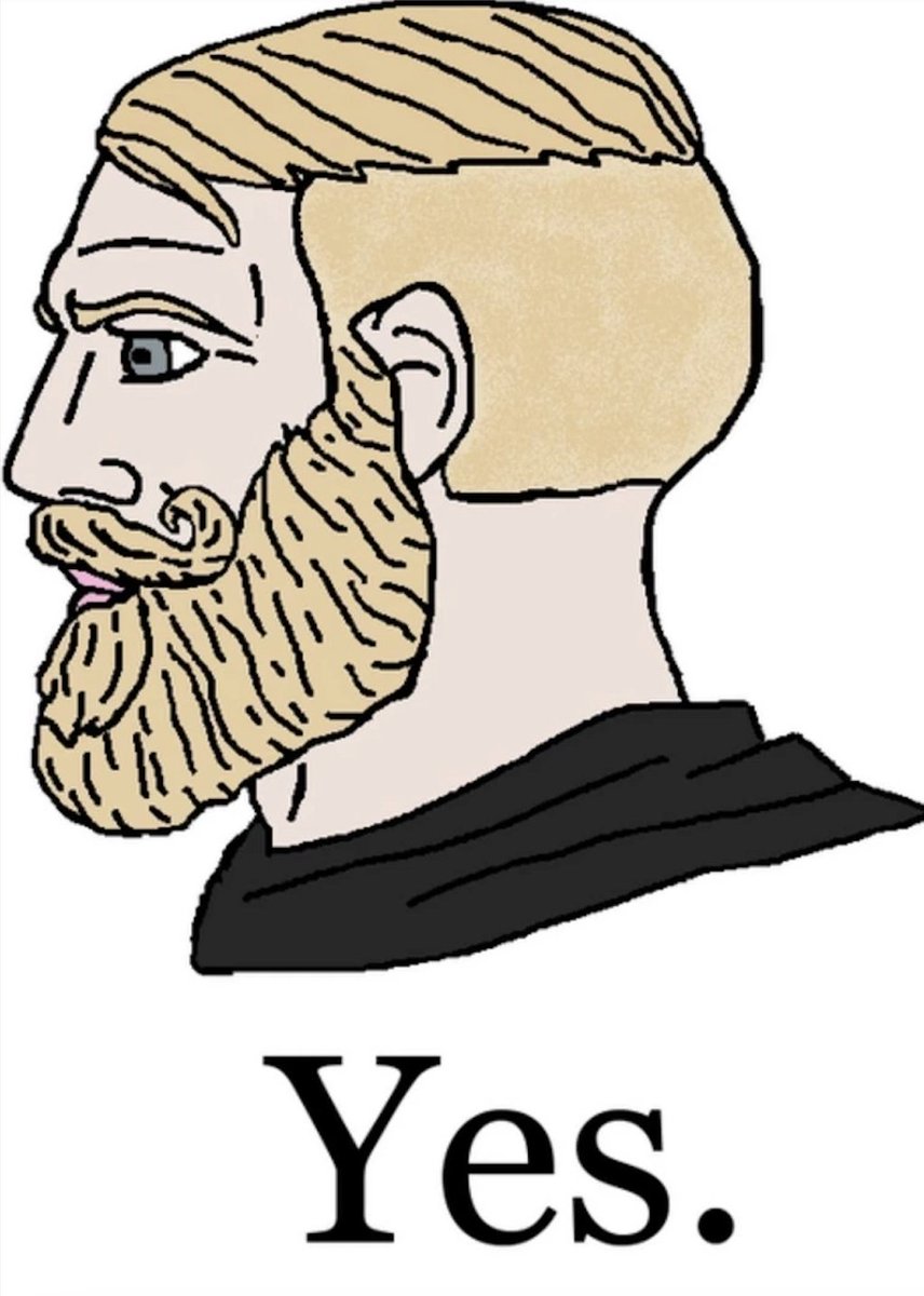 Yes $Chad 
7rdeLkyfmxujFthUNYZM7jWGEKZnT9mkeSGG1c9hpump
t.me/solyeschad
yeschad.lol