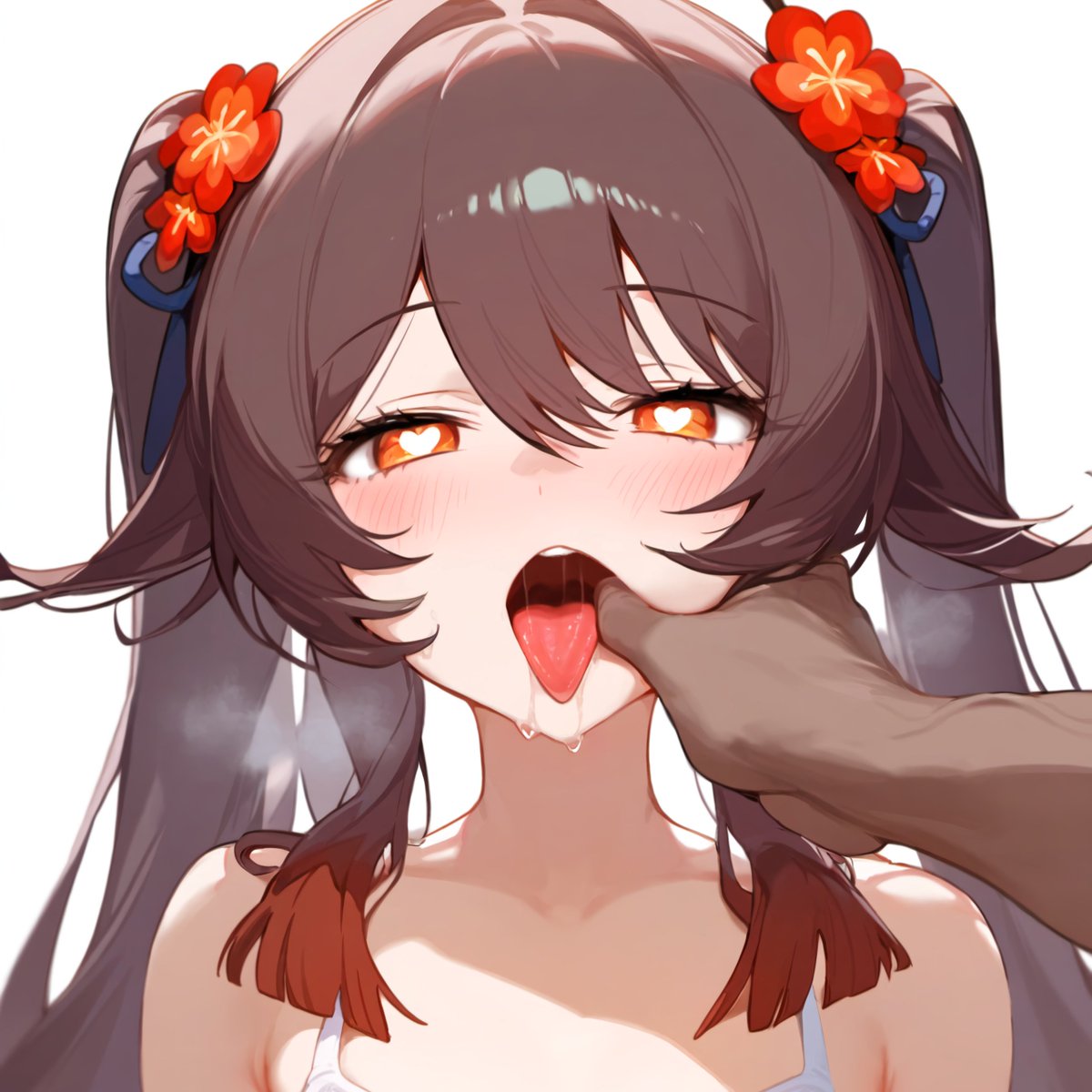 ZTenebrae's tweet photo. What could that mouth be waiting for?

#HuTao #GenshinImpact https://t.co/7BoRMybC8T