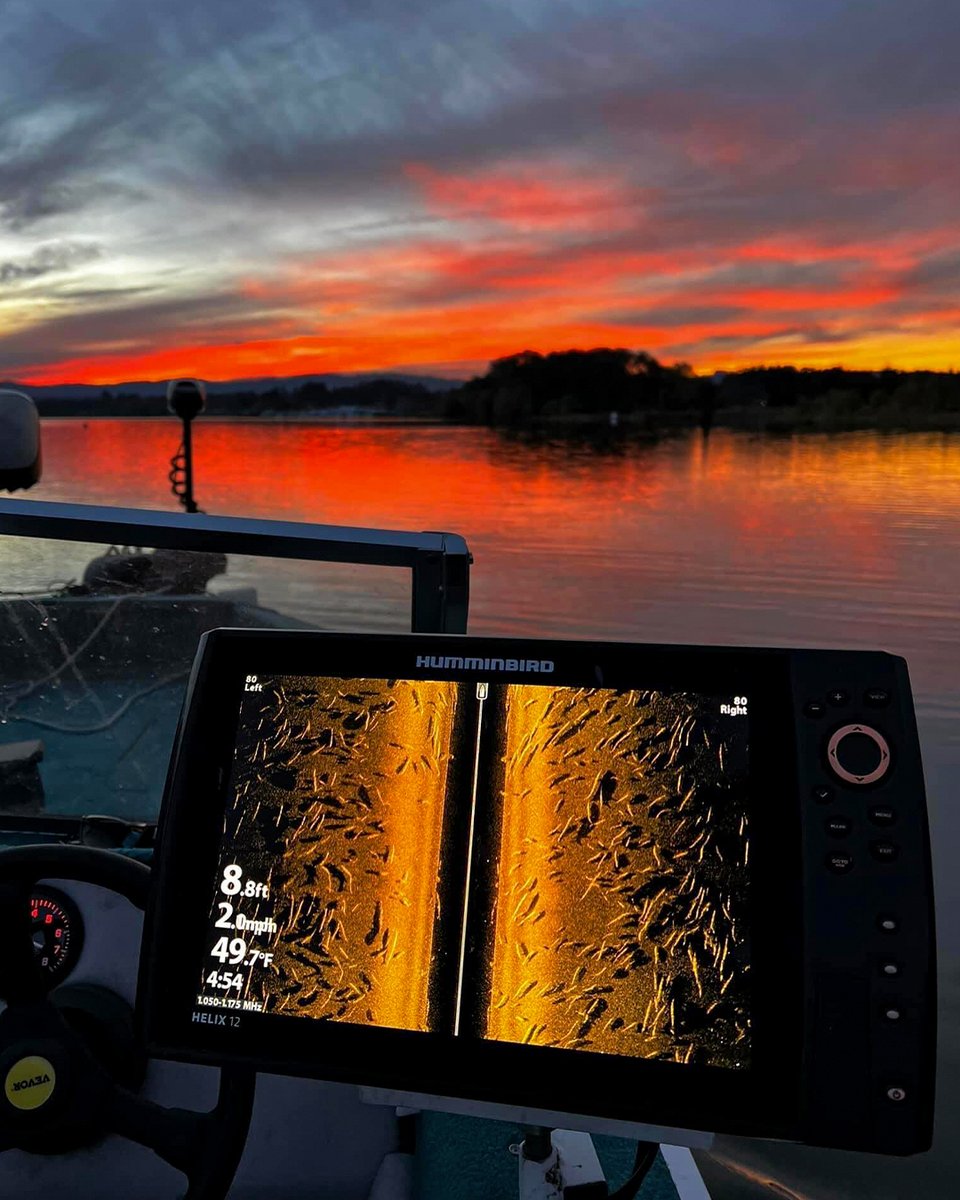 HumminbirdFish's tweet photo. Two beautiful views are better than one 🌅🐟

📸 Jay Spencer | #Humminbird #HELIX #FishFinder #MEGAImaging #SideImaging https://t.co/2fgfaJArij
