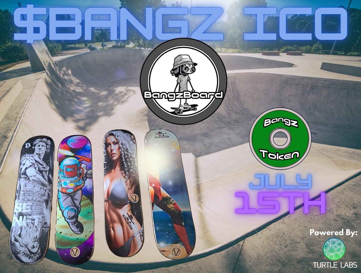 BangzBoard's tweet photo. π₯ $BANGZ , The token from @BangzBoard #Bangzers Project! π₯
Now available on @TurtleLabsV
https://t.co/7bvNGAFOqo
Take a glance on #WhitePaper and achievement in BZB discord
https://t.co/HZIKgofqZj
#Phygitals cap'
Are you ready for the Next level of #Skate2Earn?
#VeChain #VeFam $VET
#BANGZ $BANGZ
#SQUAD $SQUAD
#Crypto #ICO #Skateboard #Phygitals #Skate2earn