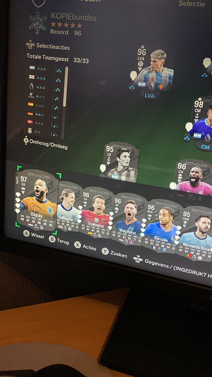 Sjuul16's tweet photo. @EAHelp My players are showing as ‘not found’. Can you pleas help me. https://t.co/uWfF31eUMq