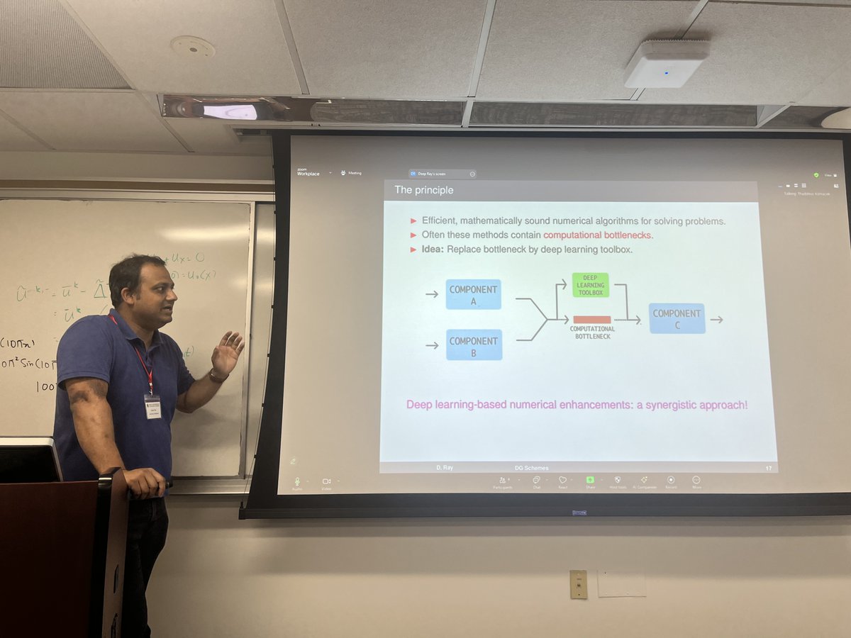We started off Week 2 of the <a href="/BrinMrc/">BrinMRC</a> school on Tracer Mixing Across Planetary Scales today with two ocean talks in very different regimes by Wanying Kang (<a href="/eapsMIT/">MIT EAPS</a>) and Baylor Fox-Kemper (<a href="/Brown_DEEPS/">Brown DEEPS</a>), and Deep Ray (<a href="/math_umd/">UMD Math Department</a>) discussed his work on AI for shock capturing.