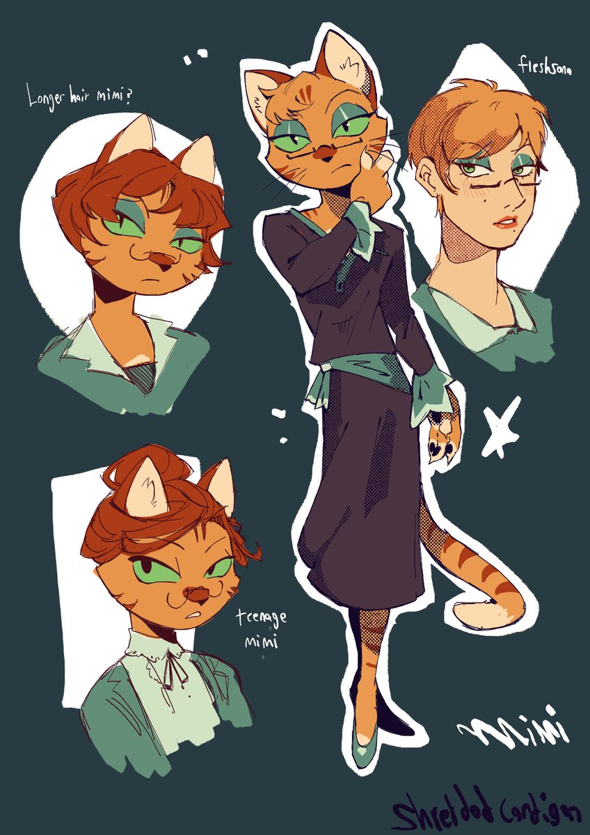 Haven’t drawn ol’ mimi in a while
#lackadaisyOC