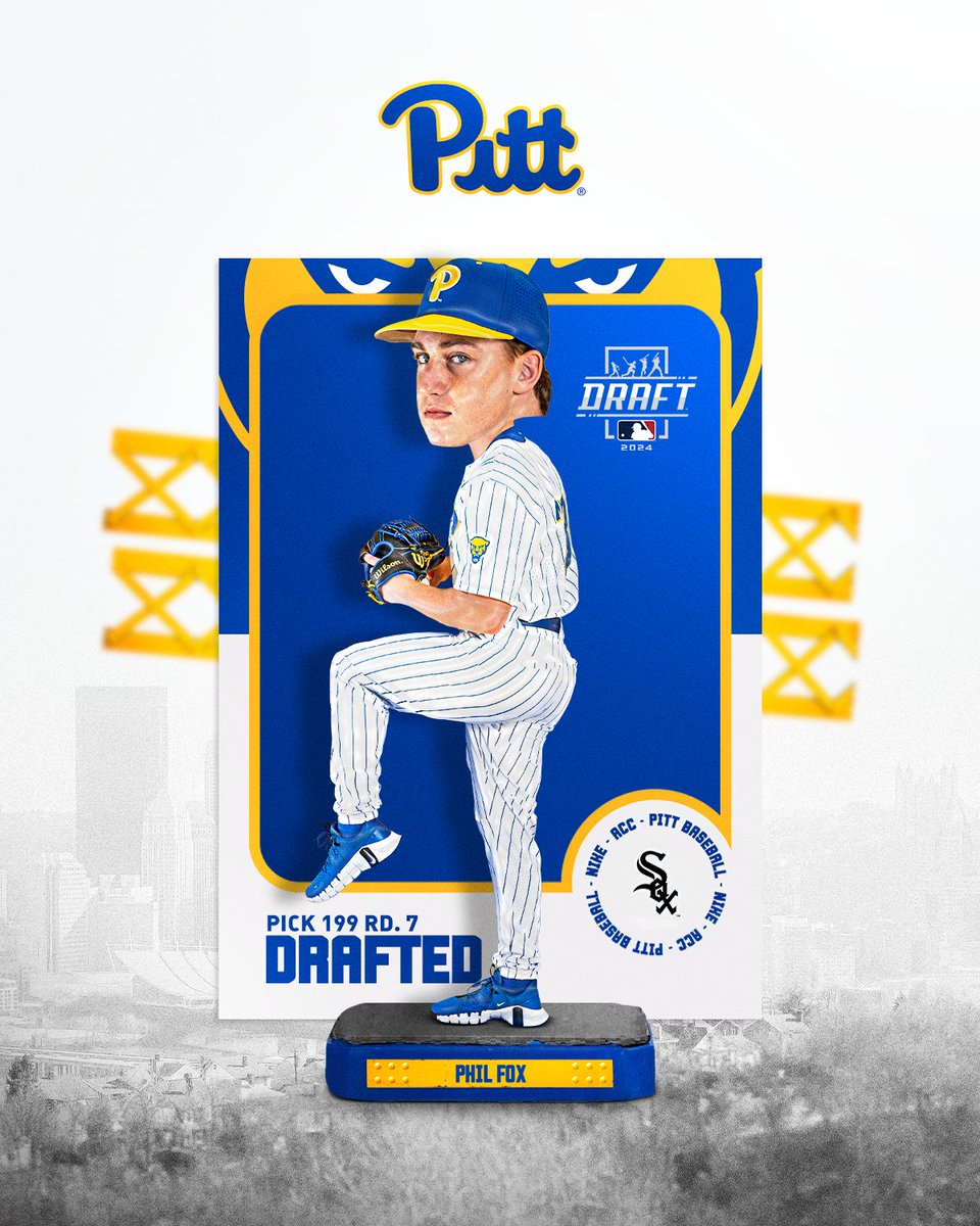 Pitt Baseball (@pitt_base) on Twitter photo 𝗙𝗼𝘅 𝘁𝗼 𝘁𝗵𝗲 𝗦𝗼𝘅 ‼️
<a href="/foxphil22/">Phil Fox</a> → <a href="/whitesox/">Chicago White Sox</a> 
Phil is headed to the Windy City 👏👏
#H2P 𝗙𝗼𝘅 𝘁𝗼 𝘁𝗵𝗲 𝗦𝗼𝘅 ‼️
<a href="/foxphil22/">Phil Fox</a> → <a href="/whitesox/">Chicago White Sox</a> 
Phil is headed to the Windy City 👏👏
#H2P