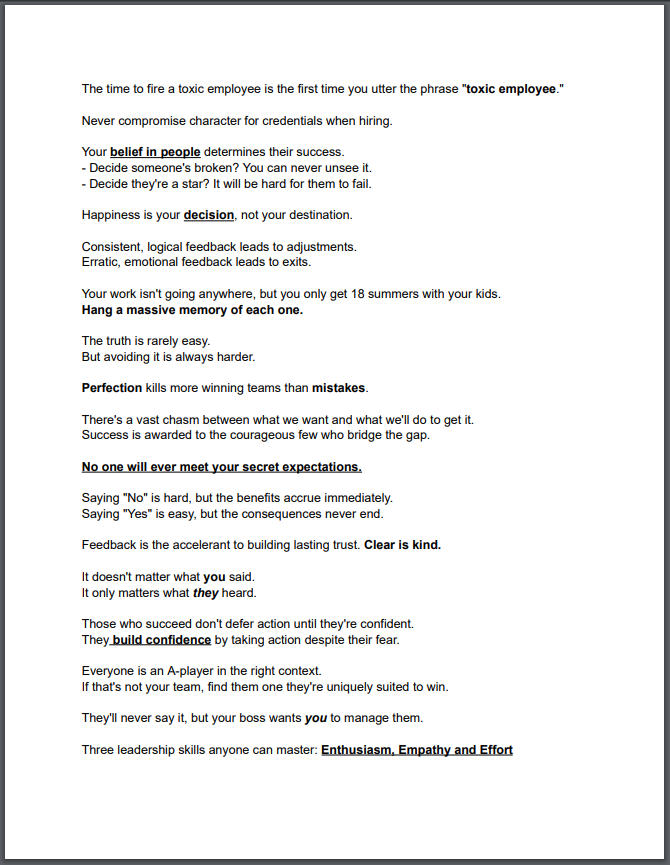 dklineii's tweet photo. Painful lessons every leader eventually learns https://t.co/LHXLCXnjiy