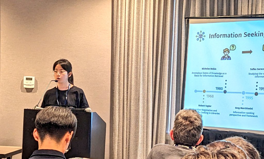 Johanne (@jtrippas) on Twitter photo Next paper presentation Characterizing Information Seeking Processes with Multiple Physiological Signals presented by <a href="/kaixin_ji/">KAIXIN JI</a>
Work with <a href="/danulaera/">Danula Hettiachchi</a> <a href="/floSalim/">Flora Salim</a> Falk Scholer and <a href="/damiano10/">Damiano Spina 🦋@damianospina.com</a>
<a href="/rmit/">RMIT University</a> @AdmsCentre <a href="/ResearchRMIT/">RMIT Research</a> <a href="/RMITComputing/">RMIT School of Computing Technologies</a> #sigir2024 #sigir24 Next paper presentation Characterizing Information Seeking Processes with Multiple Physiological Signals presented by <a href="/kaixin_ji/">KAIXIN JI</a>
Work with <a href="/danulaera/">Danula Hettiachchi</a> <a href="/floSalim/">Flora Salim</a> Falk Scholer and <a href="/damiano10/">Damiano Spina 🦋@damianospina.com</a>
<a href="/rmit/">RMIT University</a> @AdmsCentre <a href="/ResearchRMIT/">RMIT Research</a> <a href="/RMITComputing/">RMIT School of Computing Technologies</a> #sigir2024 #sigir24