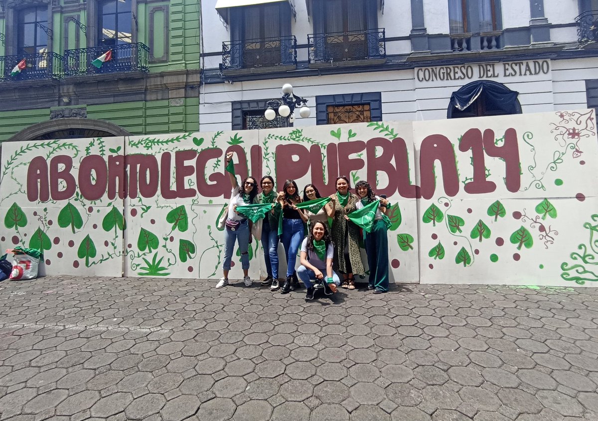 Fuimos todas 💚 #AbortoLegalPuebla