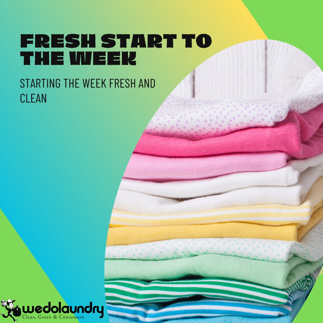 WeDoLaundryca's tweet photo. 🌟 Happy Monday! 🌟
Start your week off right with fresh, clean laundry. Let WeDoLaundry handle your laundry chores so you can focus on making the most of your week. Schedule a pickup today!

#WeDoLaundry #MondayMotivation #FreshStart #LaundryDay https://t.co/RDhutbssNn