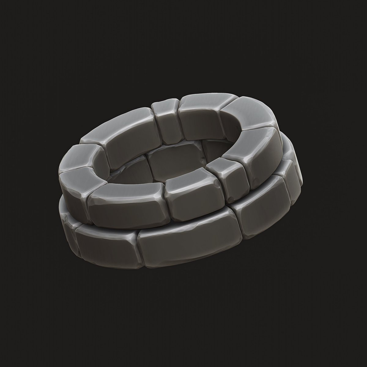 Some stylized props in zbrush