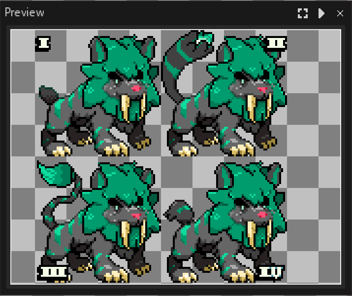 White_vault's tweet photo. hey! i need your help!

WHICH ONE DO YOU LOVE MORE?
1 2 3 or 4?

#aseprite #pixelart #gamedev #kabbit #gamedevs #gameart https://t.co/CvLAqMFdwz