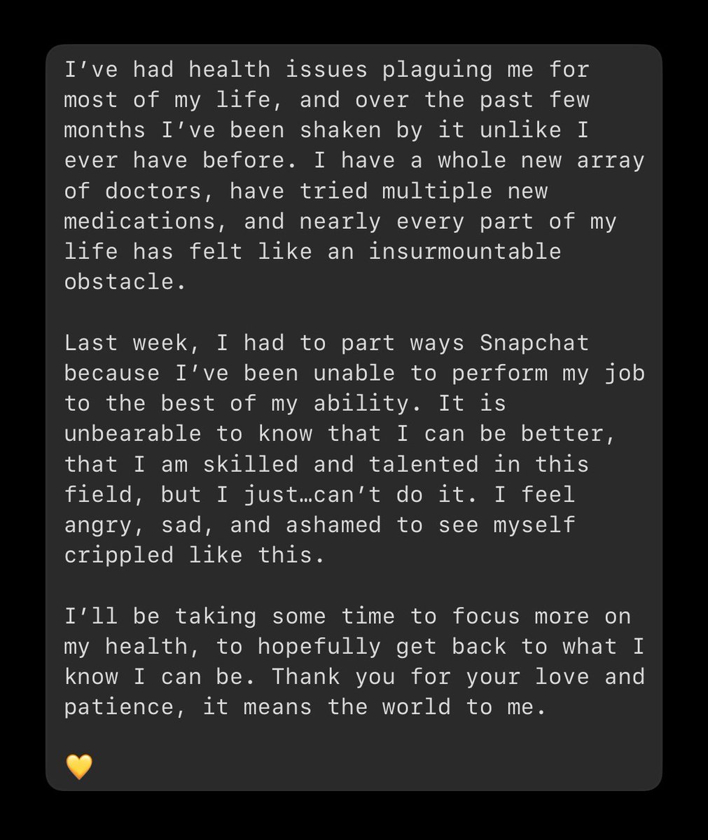 AngelRosePetals's tweet photo. An update on me, my health, and where I’m at. Thank you for reading and for your support. https://t.co/wypea47xOs